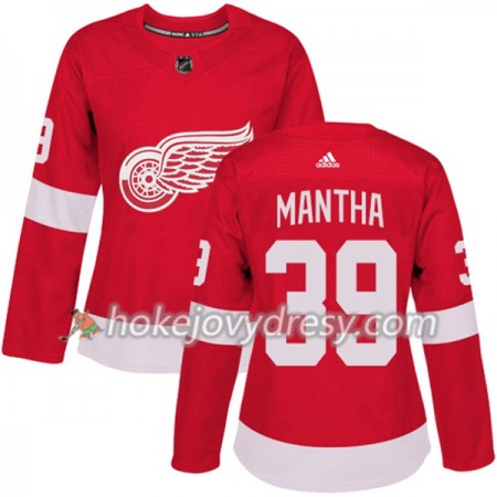 Dámské Hokejový Dres Detroit Red Wings Anthony Mantha 39 Červená 2017-2018 Adidas Authentic
